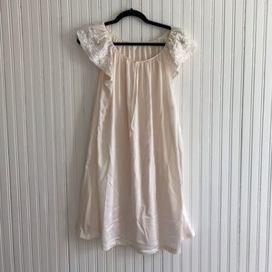 Vintage ivory nightgown slip lingerie medium
